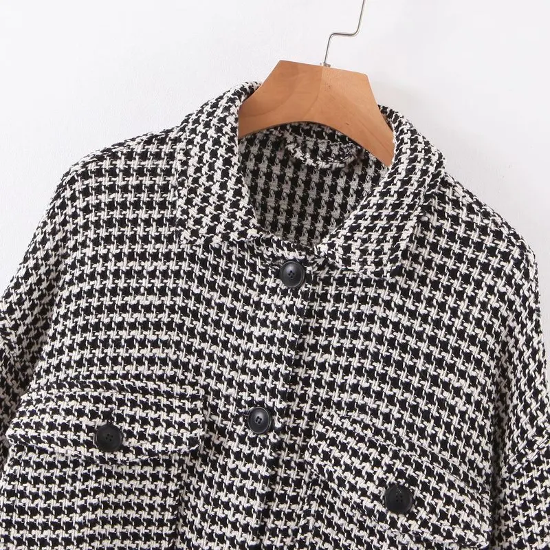 XQ8-68- A213 euramerican fashion tweed coat