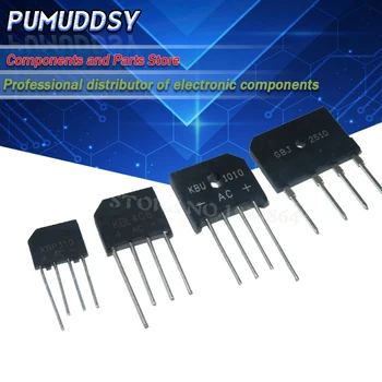 

10PCS GBJ2510 GBJ3510 KBU1010 KBU1510 KBP206 KBP210 KBP307 KBP310 KBL410 KBL608 ZIP4 1000V BRIDGE RECTIFIER new and IC