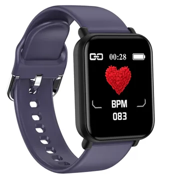 Smart Watch R16 Heart Rate Blood Pressure Bracelet Fitness Tracker Monitor Multi Sports Men Women SMS Call Color Waterproof Band 5