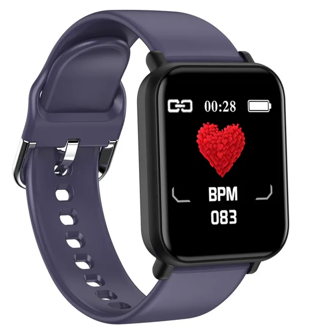 Smart Watch R16 Heart Rate Blood Pressure Bracelet Fitness Tracker Monitor Multi Sports Men Women SMS Call Color Waterproof Band 5
