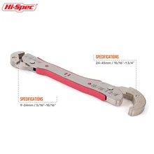 Hi-Spec 9-45 мм динамометрический ключ ключей для ремонта автомобиля Трещоточный ключ универсальный трещотка для головок Регулируемый ключ