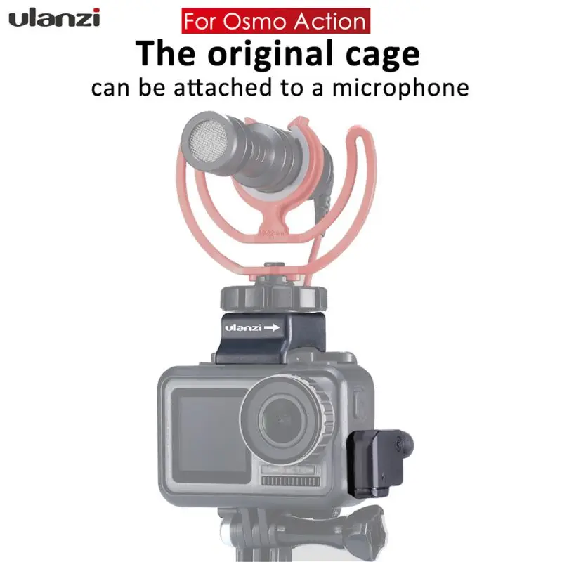 Аудио адаптер для CYNOVA для DJI Osmo действие Микрофон внешний 3,5 мм крепление для микрофона разъем TRS