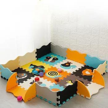 Babies Foam Puzzle Mat with Fence