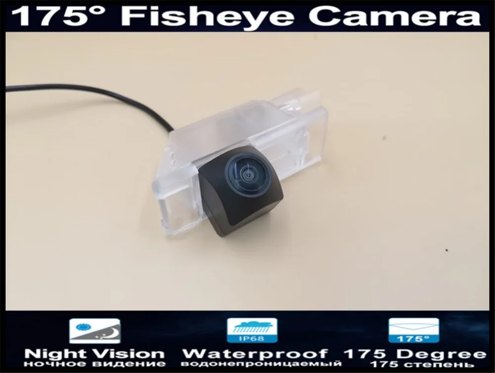 175 градусов MCCD 1080P рыбий глаз Starlight автомобильная парковочная камера заднего вида для peugeot 2008 Водонепроницаемая Автомобильная камера заднего вида