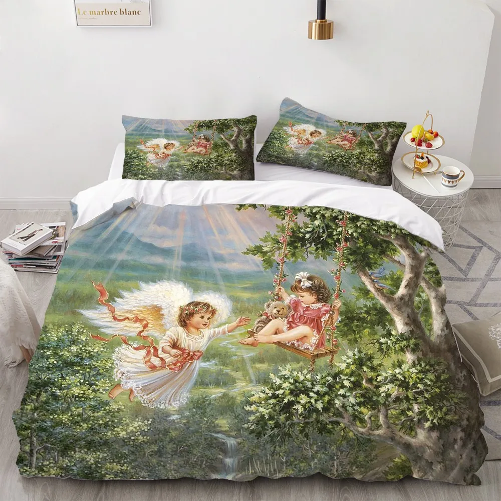 cama quente Quilt Cover, Ancient Art Duvet