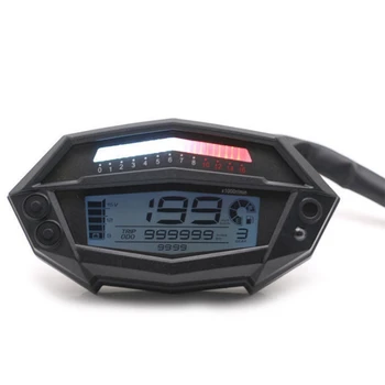 

Motorbike Odometer Universal Motorcycle Digital Lcd Odometer Speedometer Tachometer Backlight 12V