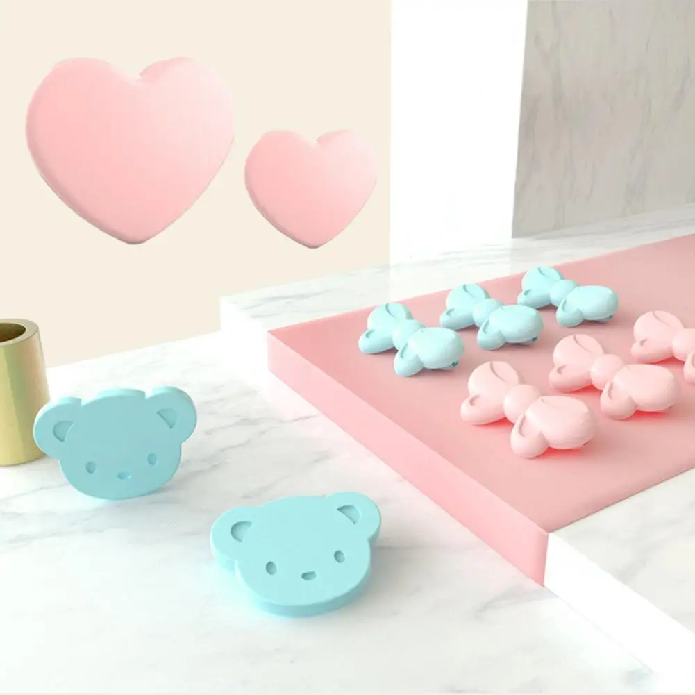 Зажим для слюнявчика в форме медведя 6 шт. | Детская одежда и обувь