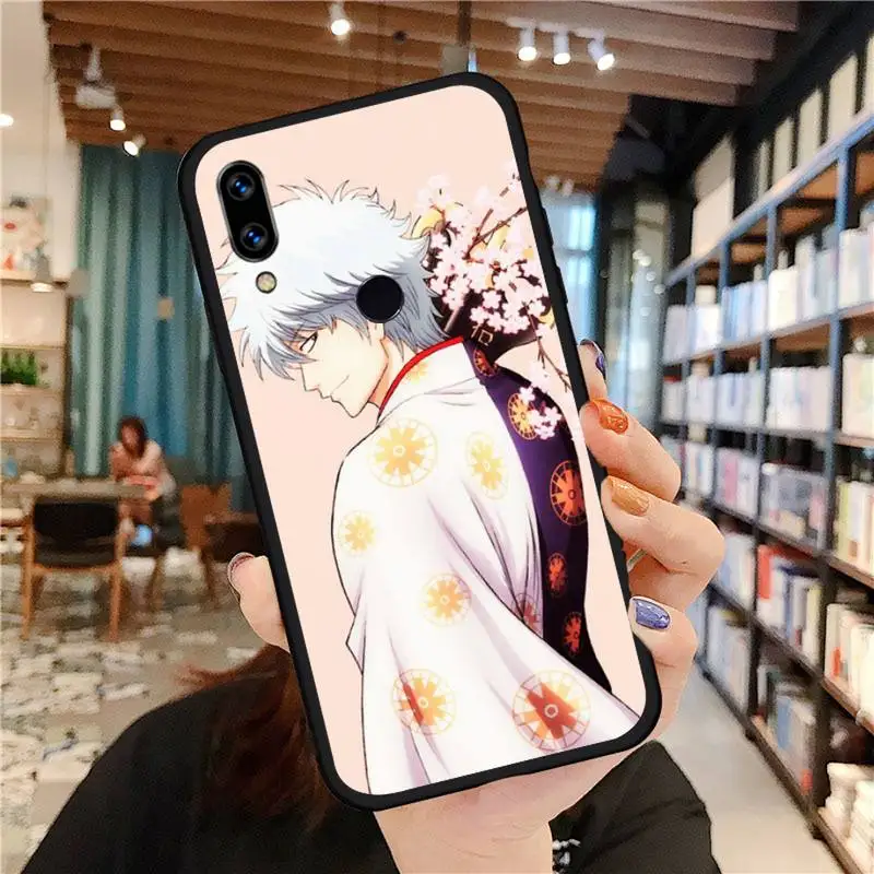 GINTAMA amine Phone Case For Xiaomi Redmi Note 4 4x 5 6 7 8 pro S2 PLUS 6A PRO phone cases for xiaomi