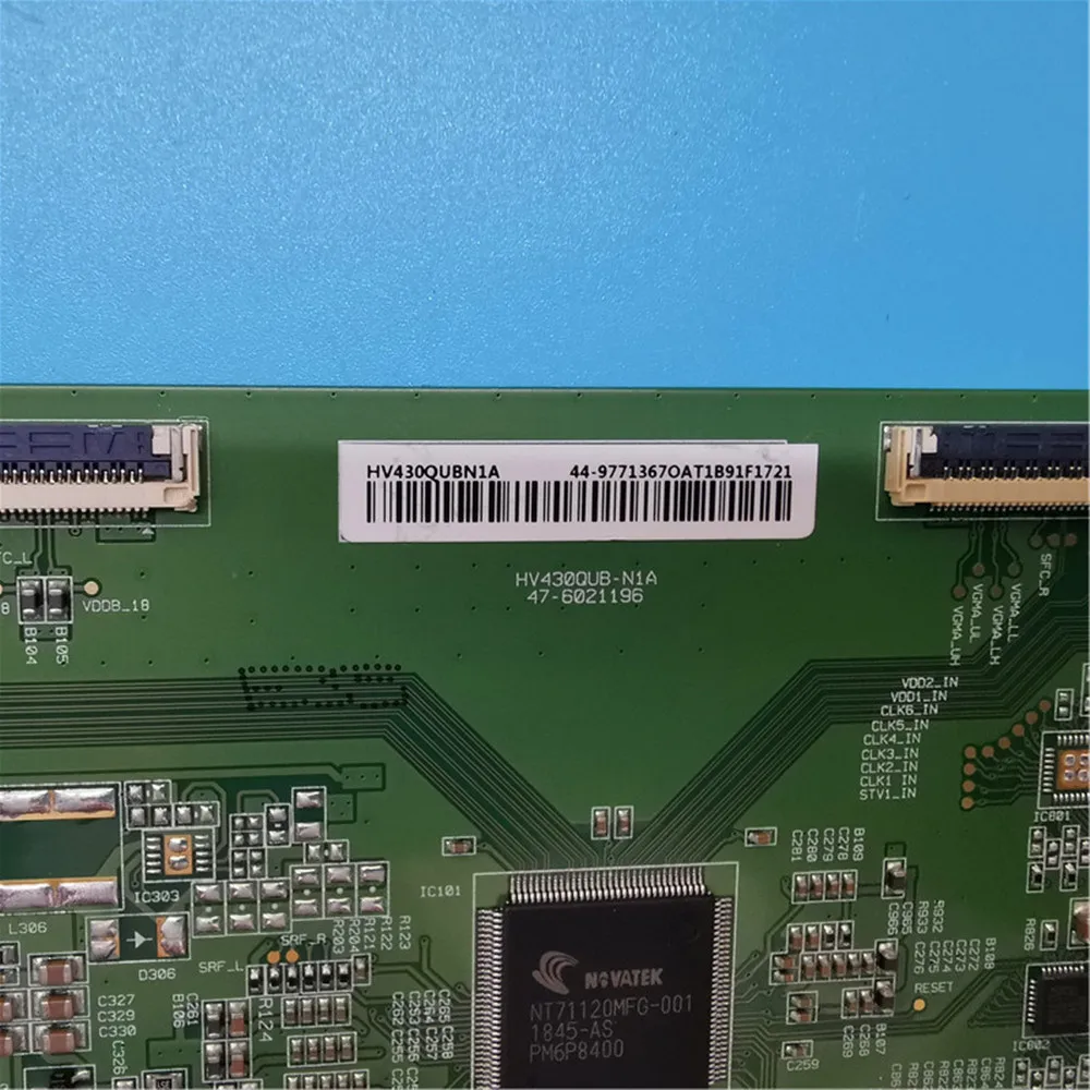 Placa Lógica Hv430qub-n1a 476021196 E88441 para L43m5-au 43r6e M190xxx Rtu4300 Lux0143004 01 T-con Lvds Bordo - Image 3