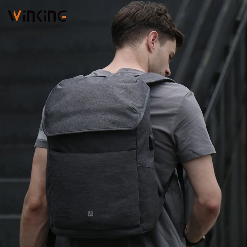 Kingsons 15," рюкзак для ноутбука Внешний USB зарядка Компьютерные рюкзаки противоугонные водонепроницаемые сумки для мужчин и женщин стиль