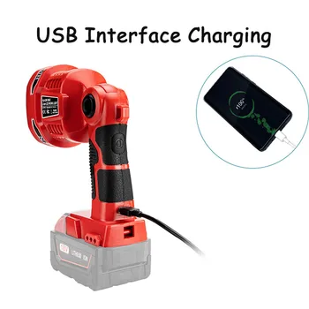 

12W LED Lamp Work Light Flashlight work For Milwaukee M18 18V Li-ion Battery,with USB port can charging for your phone newest
