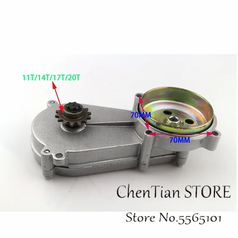 mission Gearbox Gear Box for 47CC 49CC 2-Stroke Clutch Mini Pocket Bike High Performance Aluminum alloy