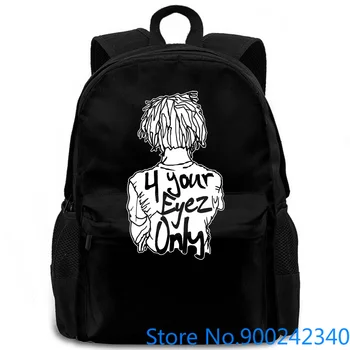 

New J Cole Rapper 4 Your Eyez Only Black Color women men backpack laptop travel school adult student