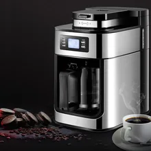 Автоматическая кофемашина домашняя шлифовальная машина свежеприготовленная вареная капельного типа Американский кофейник чайная машина BG-315T