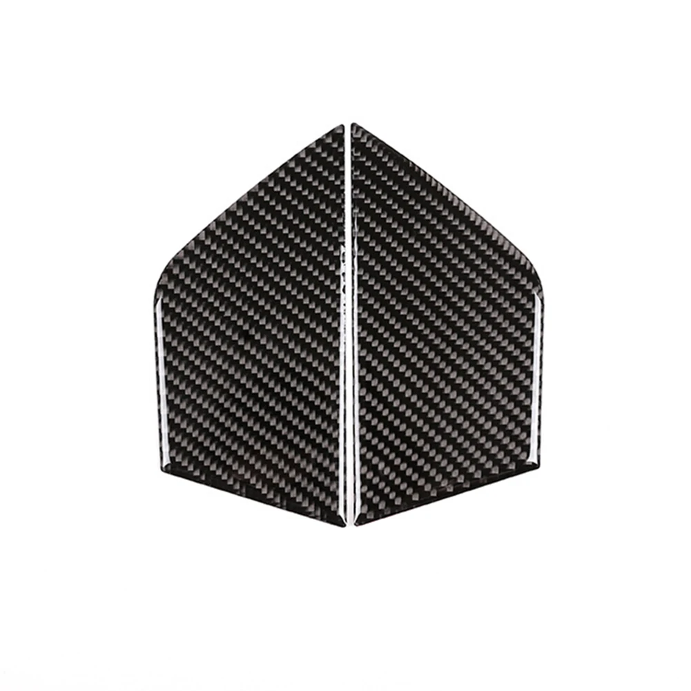 2Pcs 내마모성 3K 탄소 섬유 자동차 도어 패널 스티커 트림 데칼 자동 인테리어 장식 메르세데스 C 클래스 W204