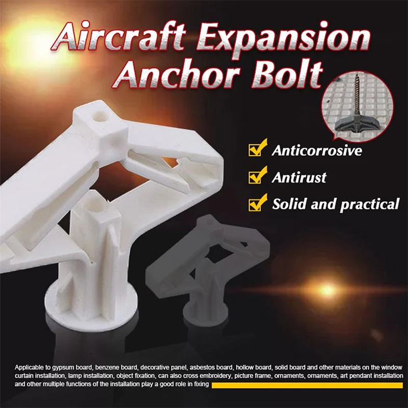 

Aircraft Expansion Anchor Bolts Wall Curtain Gypsum Board Expansion Screws Anchor ING-SHIPPING