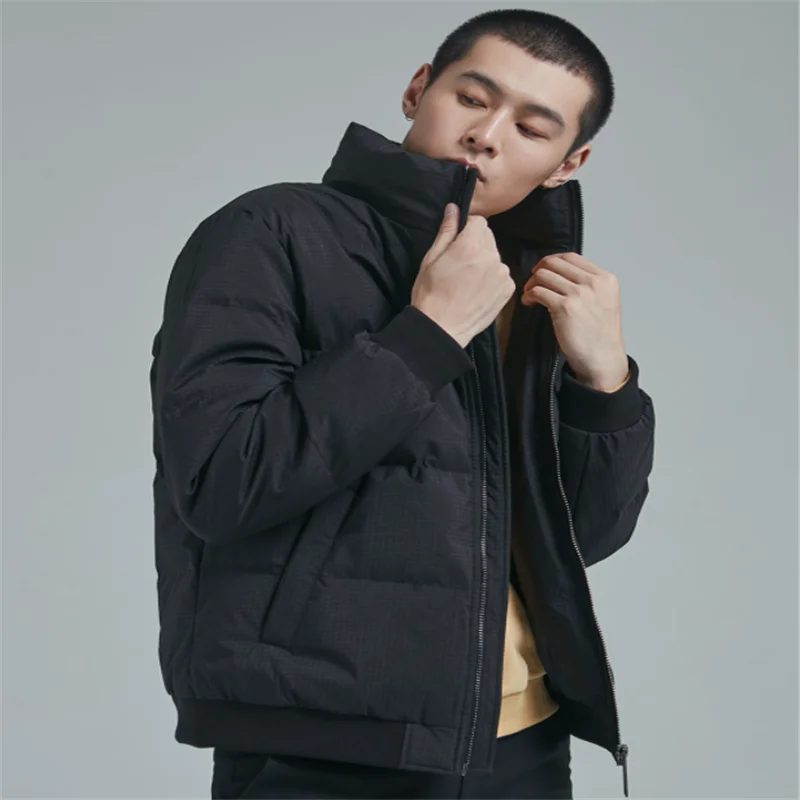 Xiaomi зима 90Fun мужской пуховик 90% белая утка теплое зимнее плотное пальто водонепроницаемая Повседневная Верхняя одежда с ветрозащитными манжетами