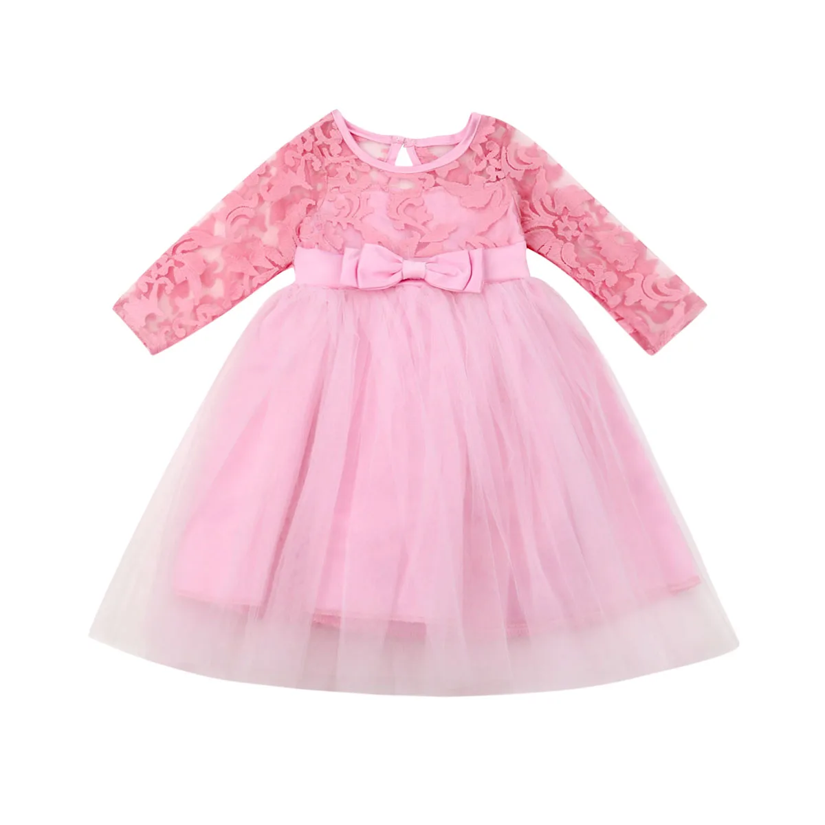 Весеннее нарядное платье-пачка для маленьких девочек 1-6 лет кружевное нарядное платье на свадьбу, день рождения