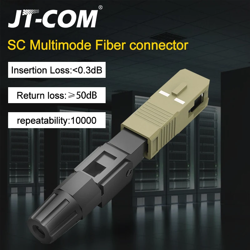 

Fiber Optic Fast Connector FTTH SC Multimode Mode Fiber Optic Adapter FTTH SC Fiber Connector Field Assembly