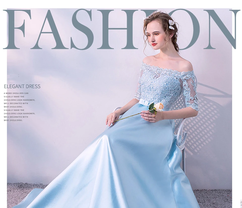 Ламия Robe De Soiree элегантное вечернее платье с длинным 2019 аппликации платье для банкета, вечеринки великолепные атласные вечерние платья vestido