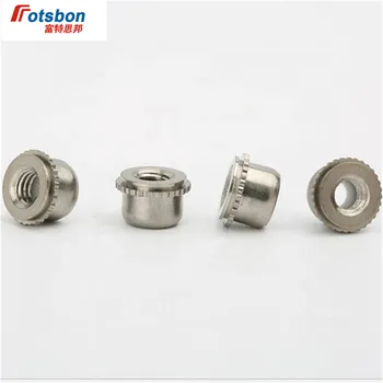 

FE-M5-15 Miniature Self Locking Fasteners Thread Locking Torque Server Cabinet Inserts Sheet Metal Rivet Nuts Inox PEM Standard