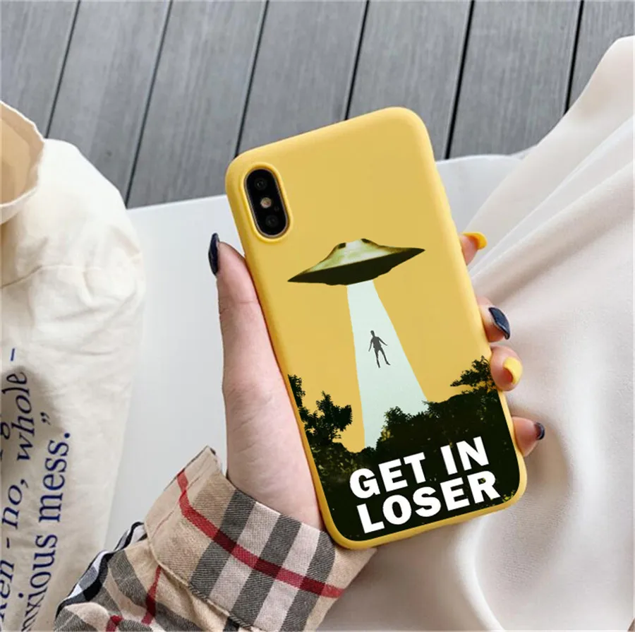 Get It Loser UFO Extraterrestrial Alien phone case For huawei p30 lite p20 pro p10 mate 20 10 honor | Мобильные телефоны и