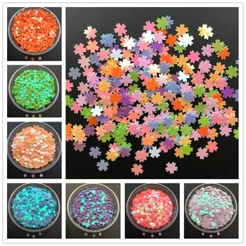 

20g 5mm Oriental Cherry PVC loose Sequins Glitter Paillettes for Nail Art manicure/sewing/wedding decoration confetti