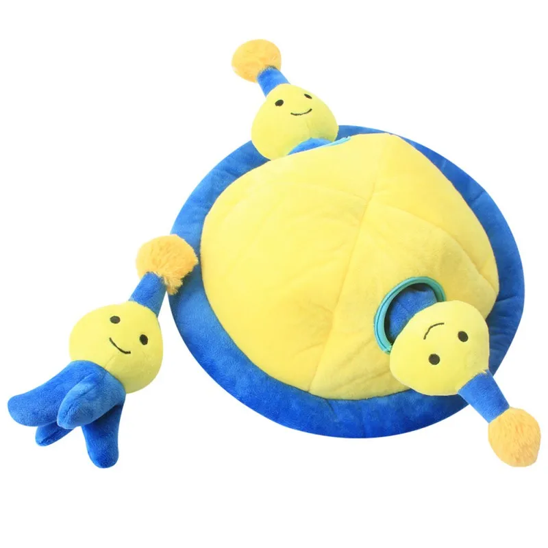 Развивающий веселый, для животных, скрипучий, в прятках, Интерактивная головоломка, молярная игрушка, плюшевая, снаружи, гончая, в прятках, для собак
