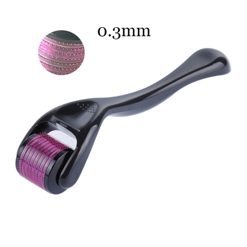 Micro-Needle-Roller-Derma-Roller-Dermaroller-Titanium-Hair-Regrowth-Beard-Growth-Anti-Hair-Loss-Treatment-Thinning