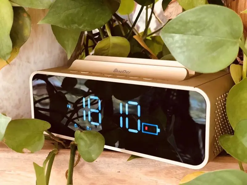 Oneder V06 Bluetooth динамик звуковая коробка Профессиональный умный беспроводной светодиодный дисплей экран Будильник активный мультимедийный динамик