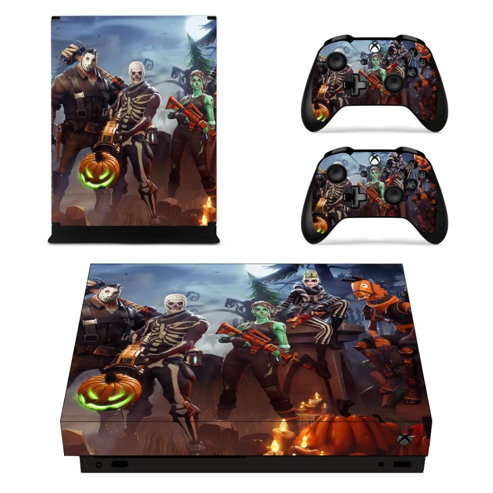 Полное покрытие кожи Стикеры наклейка для Microsoft Xbox One X Xbox Slim консоли и 2 контроллеры для Xbox One X шкуры Стикеры Виниловый протектор