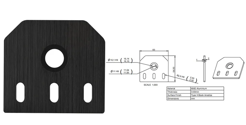 15 шт./лот OpenBuilds OOZNEST OX CNC пластины гравировальный строительный щит для 3d принтера DIY части