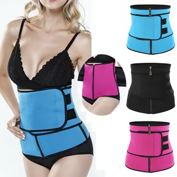 

Corset Waist Trainer Training Shaper Body Shapewear Underbust Cincher Tummy Slimming Belt Zipper Waist Cincher 3FS