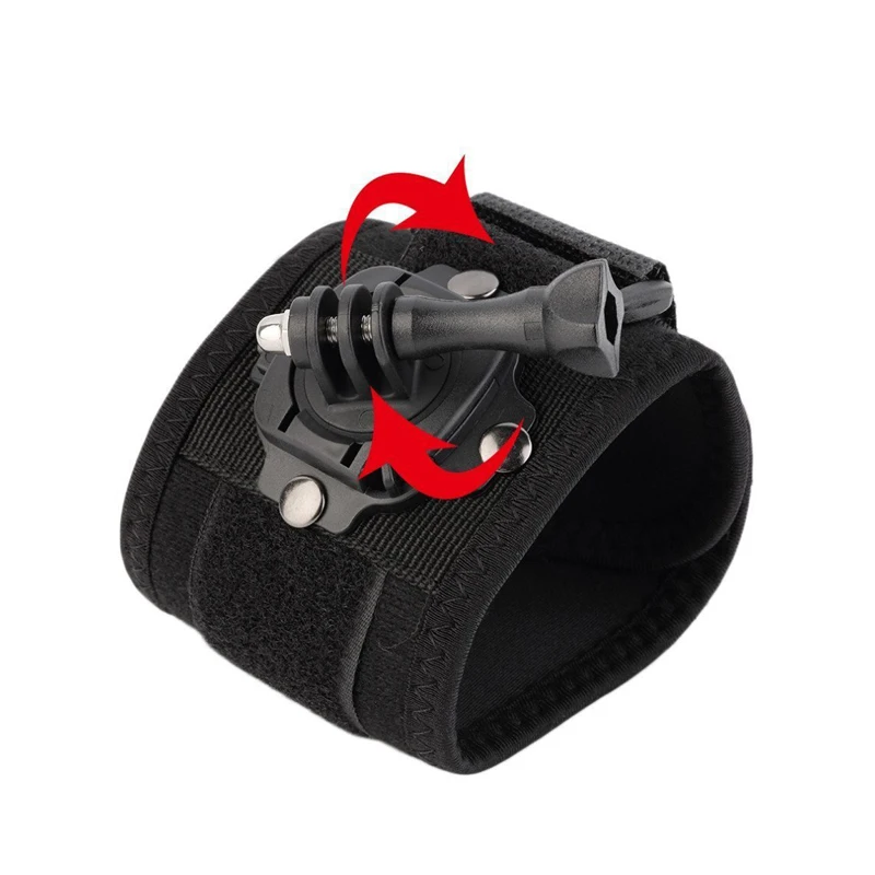 Поворотный на 360 градусов ремешок запястье для GoPro Hero 9 8 7 6 5 4 Yi 4K Sjcam Sj4000 Eken H9r