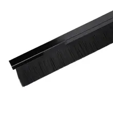 ABSS-1pcs дверная Нижняя сканирующая h-образная основа из алюминиевого сплава черная щетка