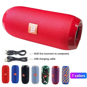 

Portable Column Speaker Waterproof Bluetooth Speaker Outdoor Bicycle Subwoofer Bass Wireless Speakers Boom Box Loudspeaker FM TF