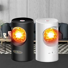 Мини Портативный энергосберегающий настольный электрический тепловентилятор с защитой от перегрева с адаптером с вилкой европейского стандарта для домашнего использования в офисе