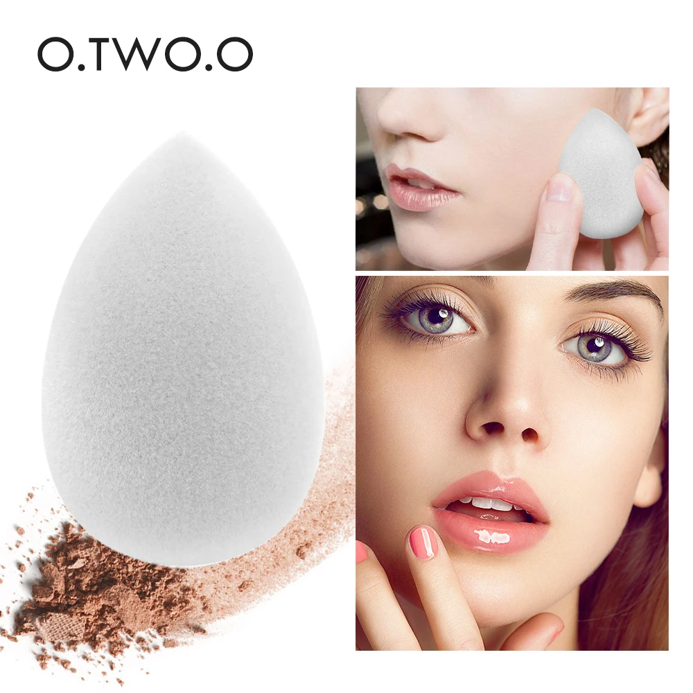 

O.TWO.O 1pcs Water Drop Makeup Sponge Velvet Cosmetic Puff Foundation Cream Powder Concealer Smooth Women Beauty Makeup Puff