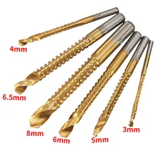 6pcs Multi-functional HSS Hole Saw Drill Bits Titanium Coated Drill Bit Tool Set for Cutting Carpenter Woodworking 6pcs Multi-functional HSS Hole Saw Drill Bits Titanium Coated Drill Bit Tool Set for Cutting Carpenter Woodworking