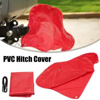

PVC Car Waterproof Trailer Towing Hook Connector Hitch Cover For Caravan Tailer Hitch Coupling Lock Dust Protect Car Accessories