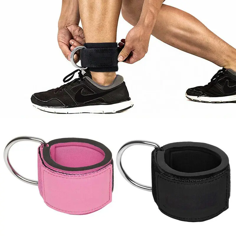 

1pcs Ankle Strap D-ring Thigh Leg Pulley Gym Weight Lifting Sport Cable Attachment Ankle Support