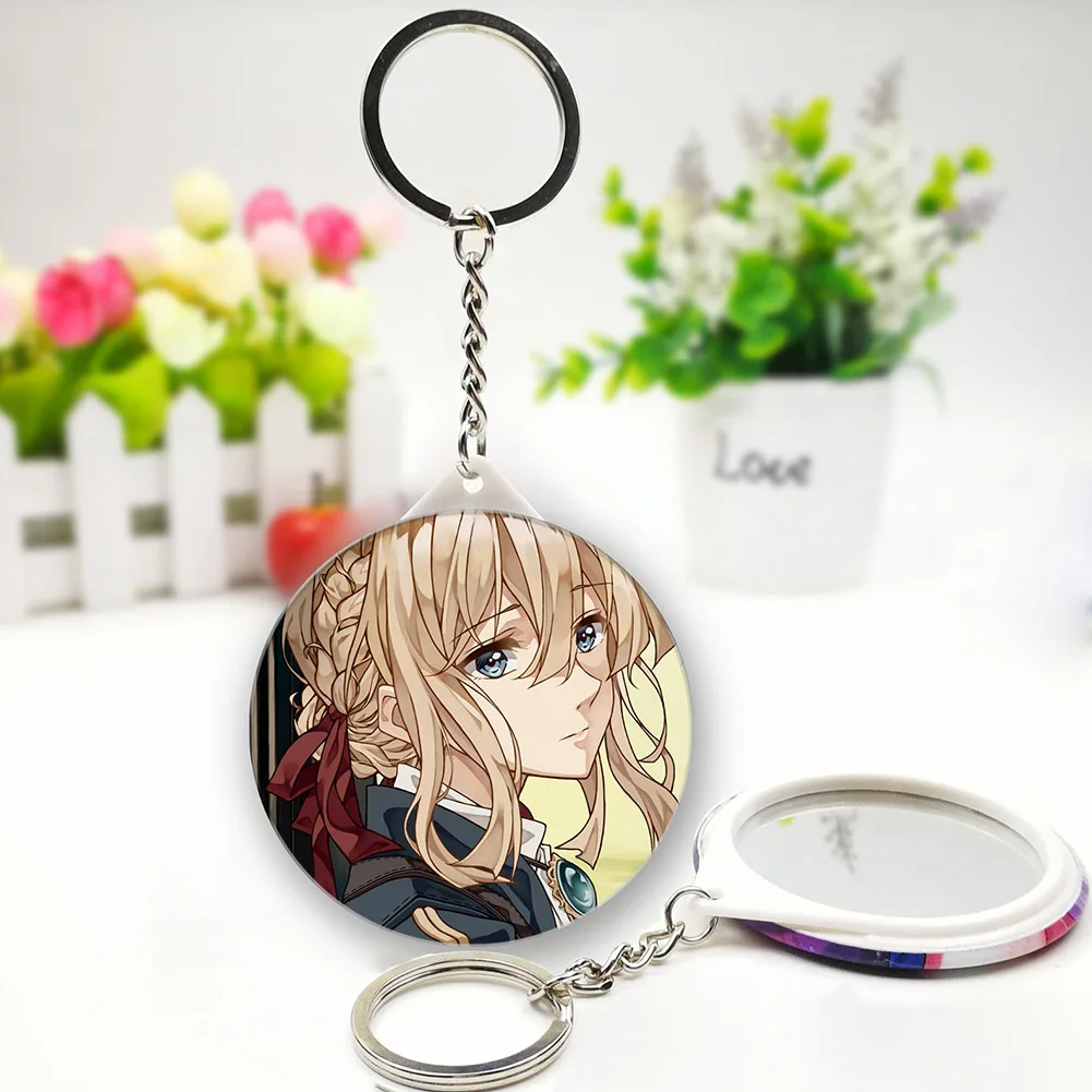 Llavero de Аниме one один удар человек брелок мультфильм рисунок акриловое кольцо для
