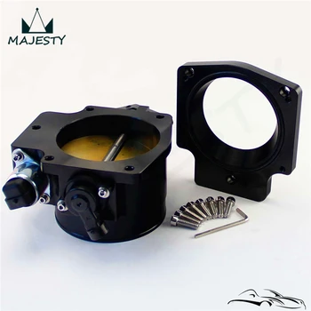 

102mm throttle body w/ TPS + manifold adapter plate for LS1 LS2 LS3 LS6 LS7 LSX Black