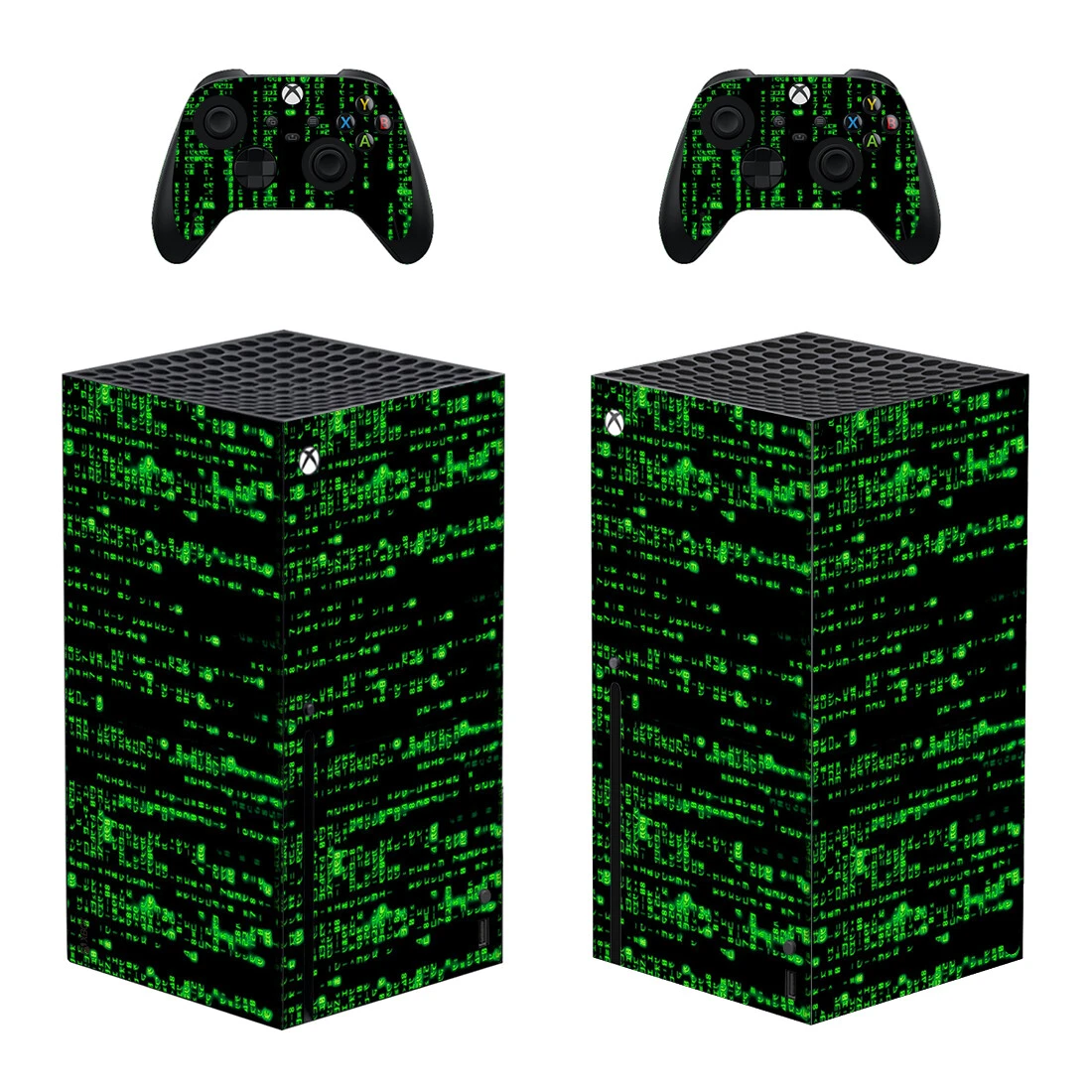 Code Style Xbox Series X Skin Sticker for Console & 2 Controllers Decal Vinyl Protective Skins Style 1