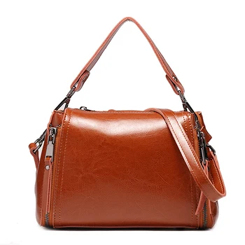 

ZZSLHL New 2019 Fashion Women Small Handbags Genuine Leather Handbags Female Designer Shoulder Bags Cow Leather Handbags A1433