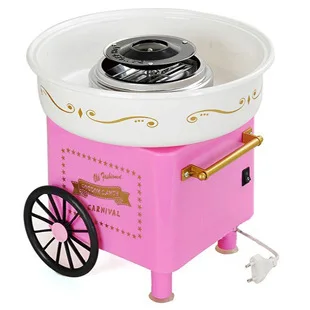 

NEW Household Retro Trolley Mini Cotton Candy Machine Cotton Candy Machine