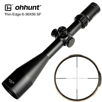 

ohhunt Thin Edge 6-36X56 SF Hunting Scopes Mil Dot Glass Reticle Turrets Reset Side Parallax Tactical Optical Sight