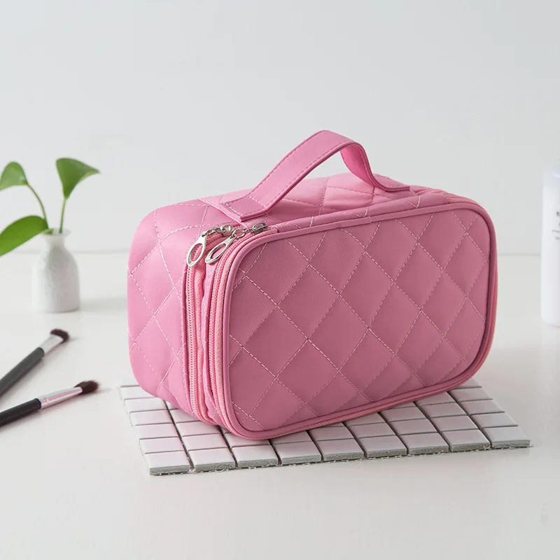 FCCEXIO женская новая модная розовая косметичка Женская Большая вместительная сумочка сумка с рисунком Леопард косметички и чехлы
