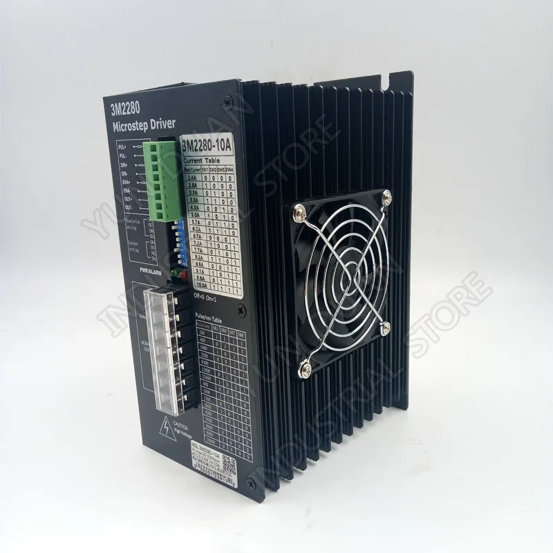 35нм 130 мм NEMA52 6.9A шаговый двигатель драйвер комплект 3PH 32 DSP AC18 220V 128 микрошаг с