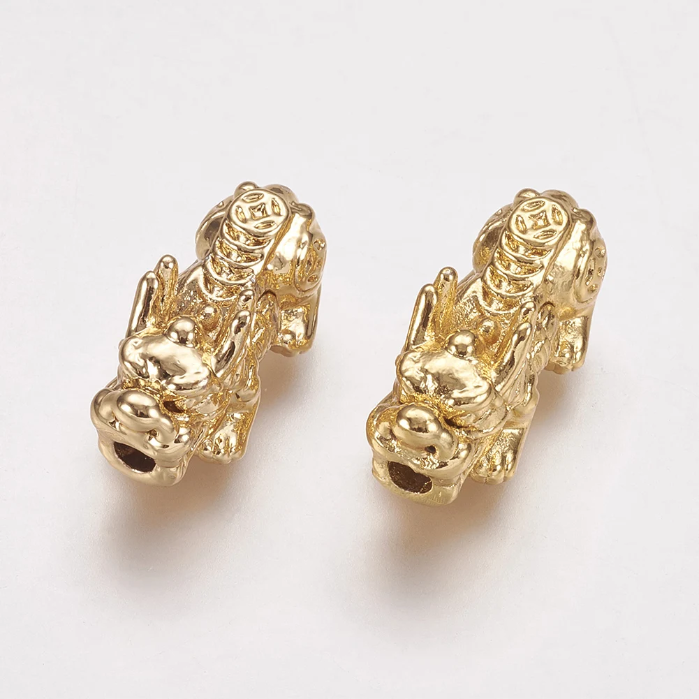 BENECREAT 50Pcs Real 24K Gold Plated Alloy Tube Beads - 12x6.5mm Column Spacer Beads For Bracelet Making, Hole 3.5mm